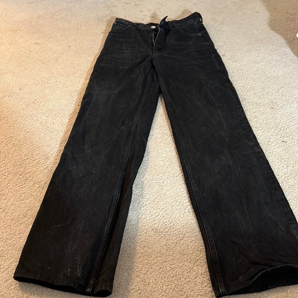 Zara Straight Leg Black Pants